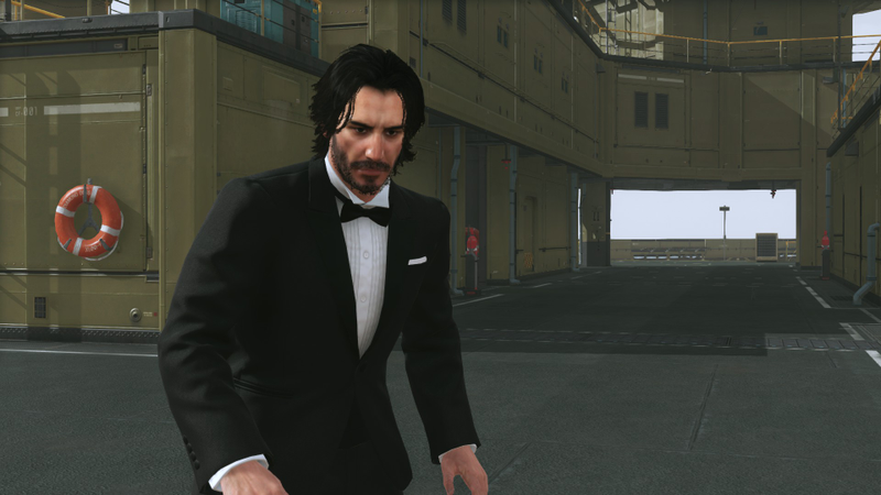 Illustration for article titled A Keanu Reeves Mod For Metal Gear Solid V